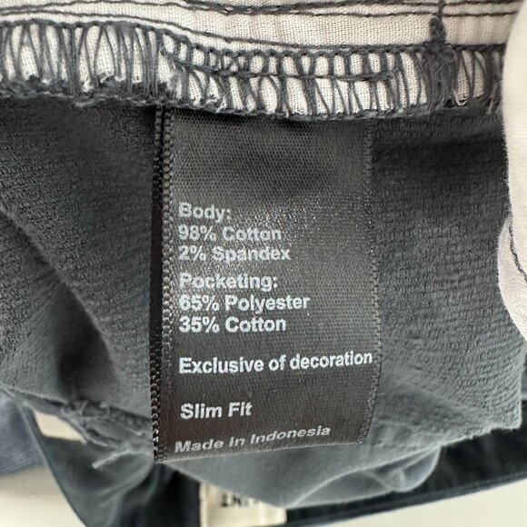 Flint and Tinder Pants 36x34 Gray Slim Fit Corduroy Casual Cotton Stretch - Picture 9 of 10